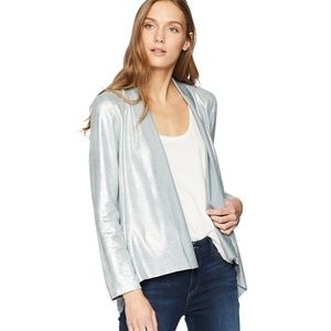 Bagatelle Women's Metllic Faux Suede Jacket - L